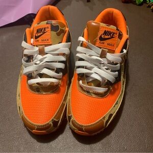 Nike Air Max 90 SP Orange Duck Camo CW4039-800 Mens Size 6